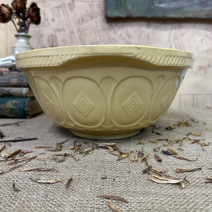 Rustic Large Stoneware Mixing Bowl - TG Green