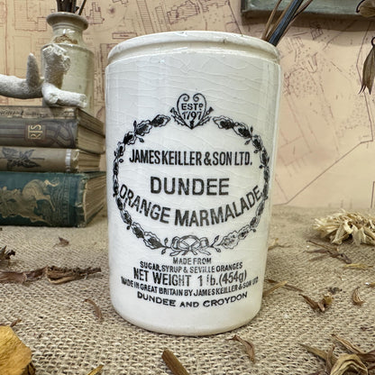 Stoneware Dundee Marmalade Jar Canister, Vase, Utensils Pot