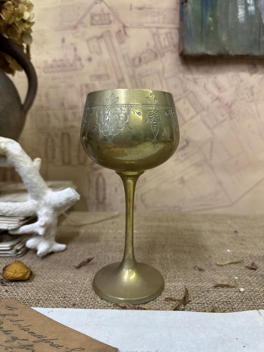 Brass Goblet